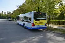 Am 28.09.2014 fährt P-AV 582 (aus Stahnsdorf (MAN Lion's City)) auf Innotrans Shuttlelinie M1.
