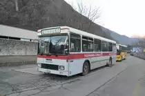 Serta, Giubiasco. Volvo/Hess (TI 166'399, ex Nr.13 ASS, Schleitheim) in Castione, Scuola Media. (8.1.2015)