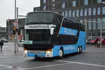 D-NR 9999 (Setra 431 DT) erreicht nun seinen nächsten Halt Hannover ZOB. Aufgenommen am 07.10.2014.
