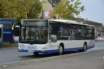 Am 09.10.2014 steht P-AV 585 (aus Stahnsdorf/MAN Lion's City) als Einsatzwagen am Hauptbahnhof in Potsdam.
