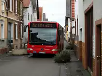 DB Rhein Neckar Bus Mercedes Benz Citaro C1 Facelift am 10.01.15 in Eppelheim 