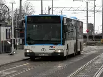 RNV Mercedes Benz Citaro C1 G 8173 am 10.01.15 in Heidelberg