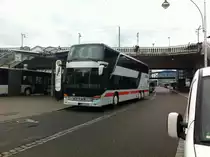 DB IC Bus in Freiburg (Brsg.) nach München am 29.08.2014