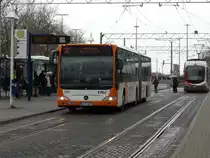 RNV Mercedes Benz Citaro C1 Facelfit G 8187 am 10.01.15 in Heidelberg