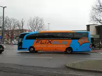 FlixBus Mercedes Benz Travego  am 10.01.15 in Heidelberg