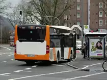 RNV Mercedes Benz Citaro C1 Facelift 8382 am 10.01.15 in Heidelberg