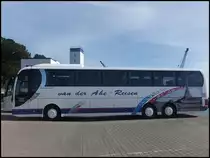 MAN Lion's Coach von Van der Ahe Reisen aus Deutschland im Stadthafen Sassnitz am 24.08.2014