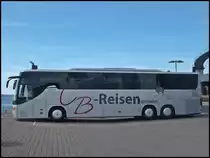 Setra 416 GT-HD von CB-Reisen aus Deutschland im Stadthafen Sassnitz am 24.08.2014