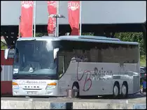 Setra 416 GT-HD von CB-Reisen aus Deutschland im Stadthafen Sassnitz am 24.08.2014
