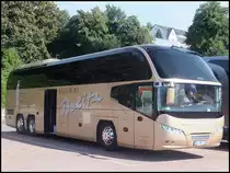 Neoplan Cityliner vom Reiseb�ro Belitz aus Deutschland im Stadthafen Sassnitz am 24.08.2013