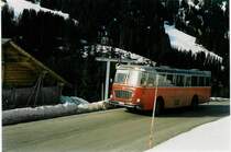 Aus dem Archiv: AFA Adelboden 14/BE 43'089 FBW/Gangloff Jahrgang 1964 am 25. Februar 1990 Adelboden, Geilsstrasse