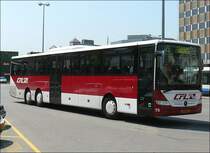 CFL 75 (RR 6416) Mercedes Dreiachser der CFL aufgenommen am Bahnhof von Luxemburg am 08.06.08.