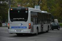 Am 25.10.2014 fährt P-AV 430 auf der Linie 612. Aufgenommen wurde ein Mercedes Benz O530 Low Entry Ü, Potsdam Platz der Einheit.
