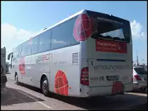 Mercedes Tourismo von Bacher-Reisen aus Österreich im Stadthafen Sassnitz am 25.08.2013