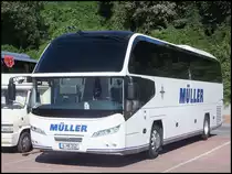 Neoplan Cityliner von Müller aus Deutschland im Stadthafen Sassnitz am 25.08.2013