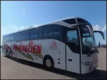 Mercedes Tourismo von Andreßen aus Deutschland im Stadthafen Sassnitz am 25.08.2013