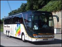 Setra 416 GT-HD von Peters-Reisen aus Deutschland im Stadthafen Sassnitz am 25.08.2013