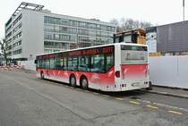 Noch immer dreht der 3-Acher Citaro I der BGU seine Runden als Schülerbus in der Stadt Solothurn, 21.01.2015.