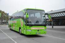 IZ-LR 1075 (Mercedes Benz O530) macht am 25.10.2014 Pause am ZOB in Berlin.
