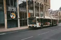 Nancy : Die PER 180 H waren Bimodal-Obusse, also mit einem normalen Diesel Motor augrüstet. Hier am 21/02/1998.