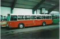 Aus dem Archiv: AFA Adelboden 21/BE 345'173 FBW/T�scher Jahrgang 1964 (ex P 25'508) im Oktober 1987 Adelboden, Autobahnhof