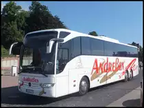 Mercedes Tourismo von Andreßen aus Deutschland im Stadthafen Sassnitz am 25.08.2013