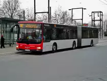 MAN Niederflurbus 3. Generation (Lion's City) auf der Linie 782 am Hauptbahnhof Solingen.(23.01.2015)

