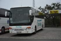 Am 26.10.2014 steht 7A5-3803 auf dem Rastplatz an der Avus (A115). Aufgenommen wurde ein Setra 4xx.
