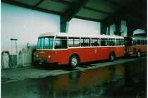 Aus dem Archiv: AFA Adelboden 22/BE 345'197 FBW/T�scher Jahrgang 1962 (ex P 25'502) im Januar 1988 Adelboden, Autobahnhof