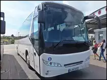 Neoplan Jetliner aus M�nchen zum Test bei der RPNV in Bergen am 27.08.2013