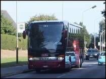 Setra 416 HDH von Car Rouge aus der Schweiz in Sassnitz am 27.08.2013
