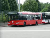 18.06.08,Solaris der BOGESTRA Nr.0302 in Gelsenkirchen.Werbung f�r die Sparkasse Gelsenkirchen.