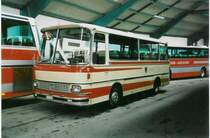 Aus dem Archiv: AFA Adelboden 17/BE 332'800 Setra Jahrgang 1980 (ex Born, Olten) am 23. April 1990 Adelboden, Autobahnhof
