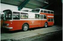 Aus dem Archiv: AFA Adelboden 6/BE 26'706 FBW/Vetter-R&J Anderthalbdecker Jahrgang 1973 am 23. April 1990 Adelboden, Autobahnhof
