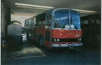 Aus dem Archiv: AFA Adelboden 18/BE 26'773 FBW/R&J Jahrgang 1974 am 21. Juli 1990 Frutigen, Bahnhof