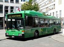 BVB - Mercedes O 405 N  Nr.802 BS 2802 unterwegs auf der Linie 33 in Basel am 21.06.2008