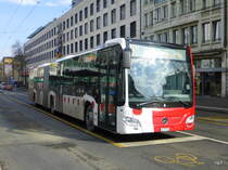 tpf - Mercedes Citaro  Nr.164  FR 300283 unterwegs auf der Linie 3 in Fribourg am 14.02.2015