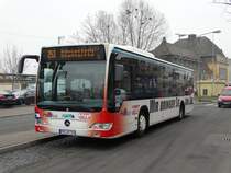 HLB Mercedes Benz Citaro C1 Facelift am 16.02.15 in Frankfurt Höchst