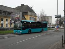 DB Hessen Bus Mercedes Benz Citaro C2 437 am 16.02.15 in Frankfurt Höchst