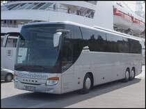 Setra 416 GT-HD von Ostseewindreisen aus Deutschland im Stadthafen Sassnitz am 29.08.2013