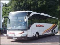 Mercedes Tourismo von Grndl aus Deutschland im Stadthafen Sassnitz am 29.08.2013