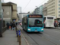 DB Hessen Bus Mercedes Benz Citaro C2 304 am 17.02.15 in Frankfurt Hbf 