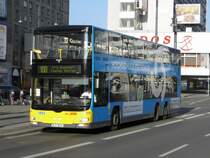 MAN Lions City DD Wg.3541 auf´m 100er am S+U Alex/Memhardstr., 14.2.15