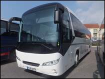 Neoplan Jetliner aus Mnchen zum Test bei der RPNV in Bergen am 30.08.2013