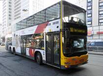 MAN Lions City DD Wg.3316 auf´m 100er am S+U Zoo, 14.2.15