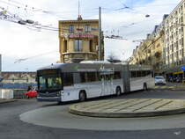 TL Lausanne - Trolleybus Nr.859 unterwegs auf der Linie 3 in Lausanne am 14.02.2015