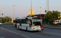 25.04.2014 ein Mercedes-Benz O407 der Firma Thiermann an der Fontanestraße (BRB).