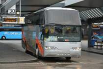Dieser Neoplan Cityliner kommt aus der Ukraine (AA 2443HK). Aufgenommen am 10.01.2015, Berlin ZOB.
