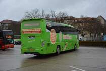 02-BDR-5 (VDL Futura) ist am 10.01.2015 unterwegs für MEINFERNBUS.EU nach Amsterdam. Aufgenommen ZOB Berlin.
