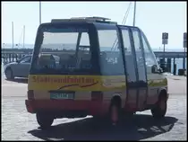 VW Microstar von Stadtrundfahrten Stralsund im Stadthafen Sassnitz am 06.09.2013